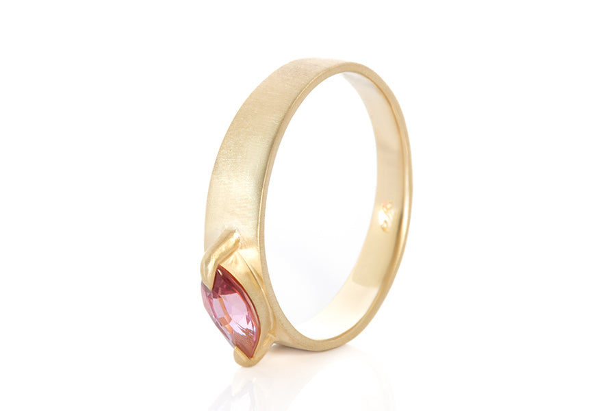 Marquise Pink Sapphire Ring