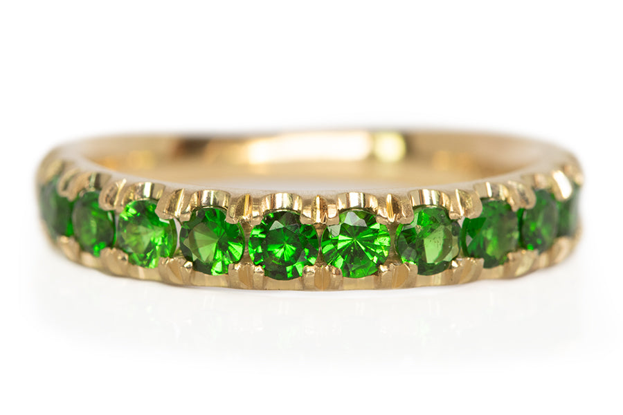Tsavorite Euro Band