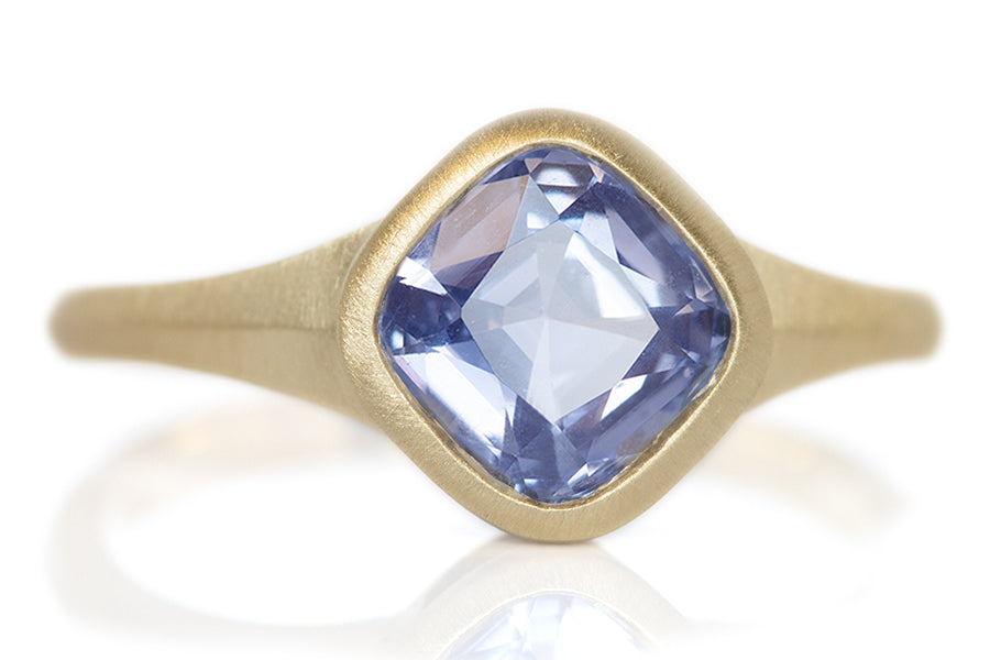 Cornflower Blue Sapphire Ring