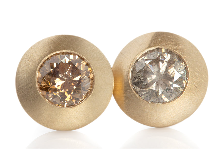 Mixed Diamond Studs