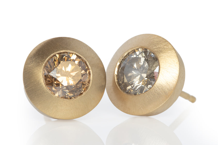 Mixed Diamond Studs