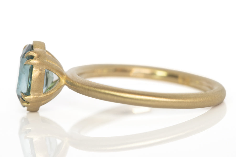 Blue Zircon Lace Ring