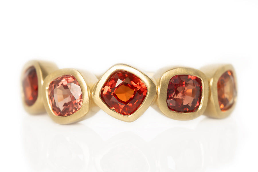 Fiery Sapphire Ring
