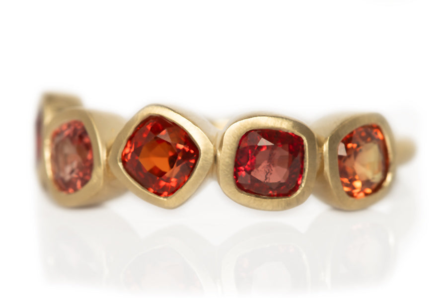 Fiery Sapphire Ring