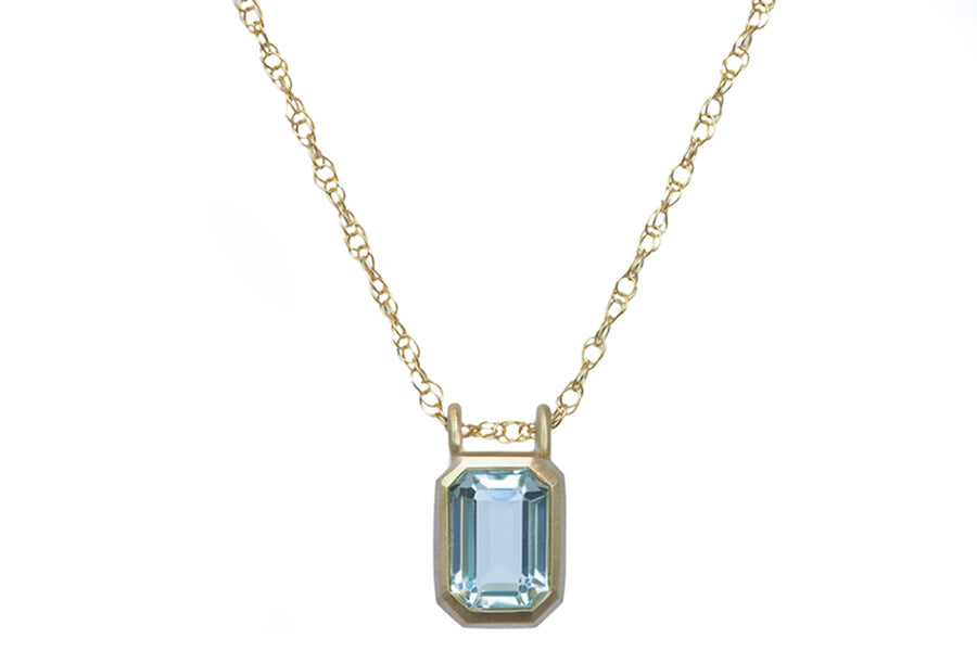 Light Blue Topaz Necklace