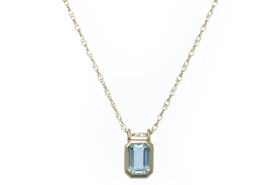 Light Blue Topaz Necklace