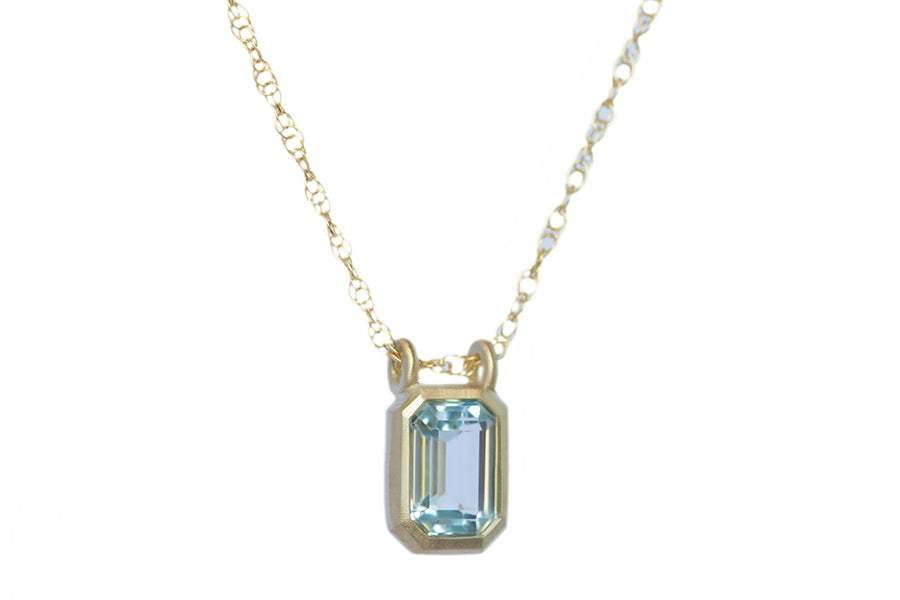 Light Blue Topaz Necklace