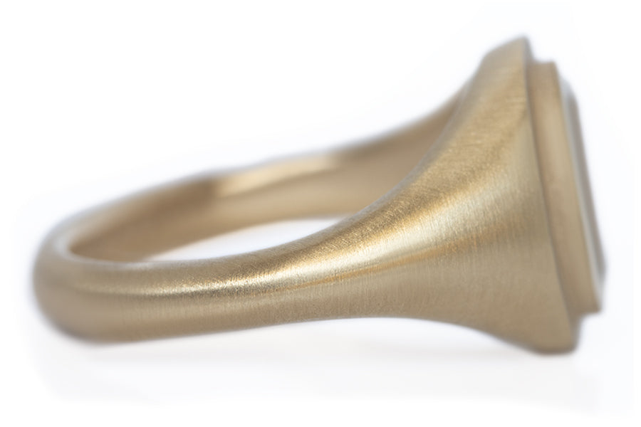 Oval Diamond Signet