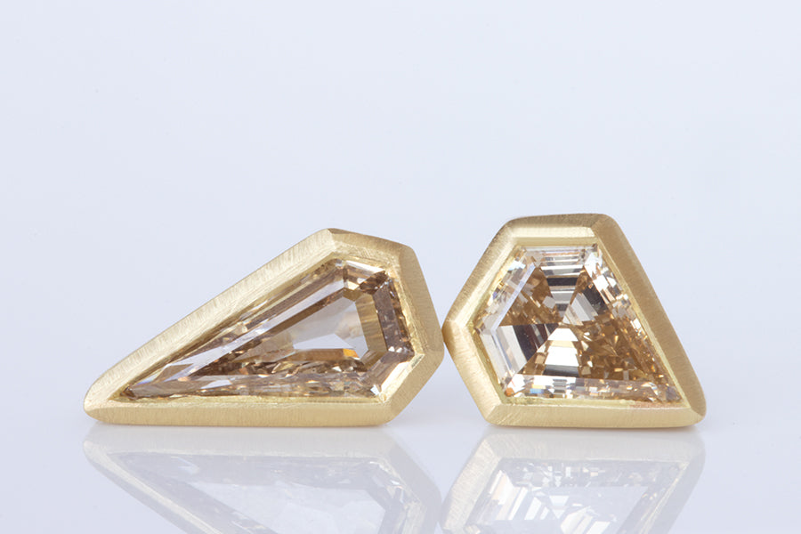 Mis-Matched Diamond Studs