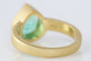 2.20ct Pear Shaped Colombian Emerald Ring