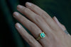 2.20ct Pear Shaped Colombian Emerald Ring
