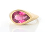 Pink Tourmaline Signet Ring