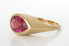 Pink Tourmaline Signet Ring