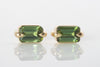 Green Tourmaline Studs