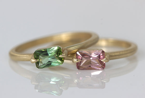 East West Tourmaline Ring