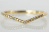 Champagne Diamond Dainty Stack Ring