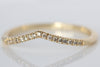 Champagne Diamond Dainty Stack Ring