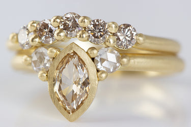 Ruby & Champagne Diamond Ring – elizabeth street