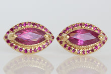  Ruby Marquise Studs