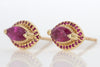 Ruby Marquise Studs