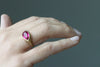 Pink Tourmaline Signet Ring
