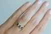 Triple Blue Sapphire Ring